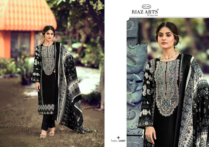 The Artist Vol 3 By Riaz Arts Lawn Karachi Cotton Dress Material Wholesalers In Surat
